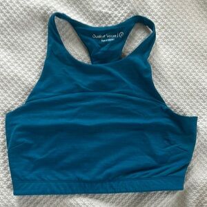Outdoor Voices Women's Teal Sports Bra